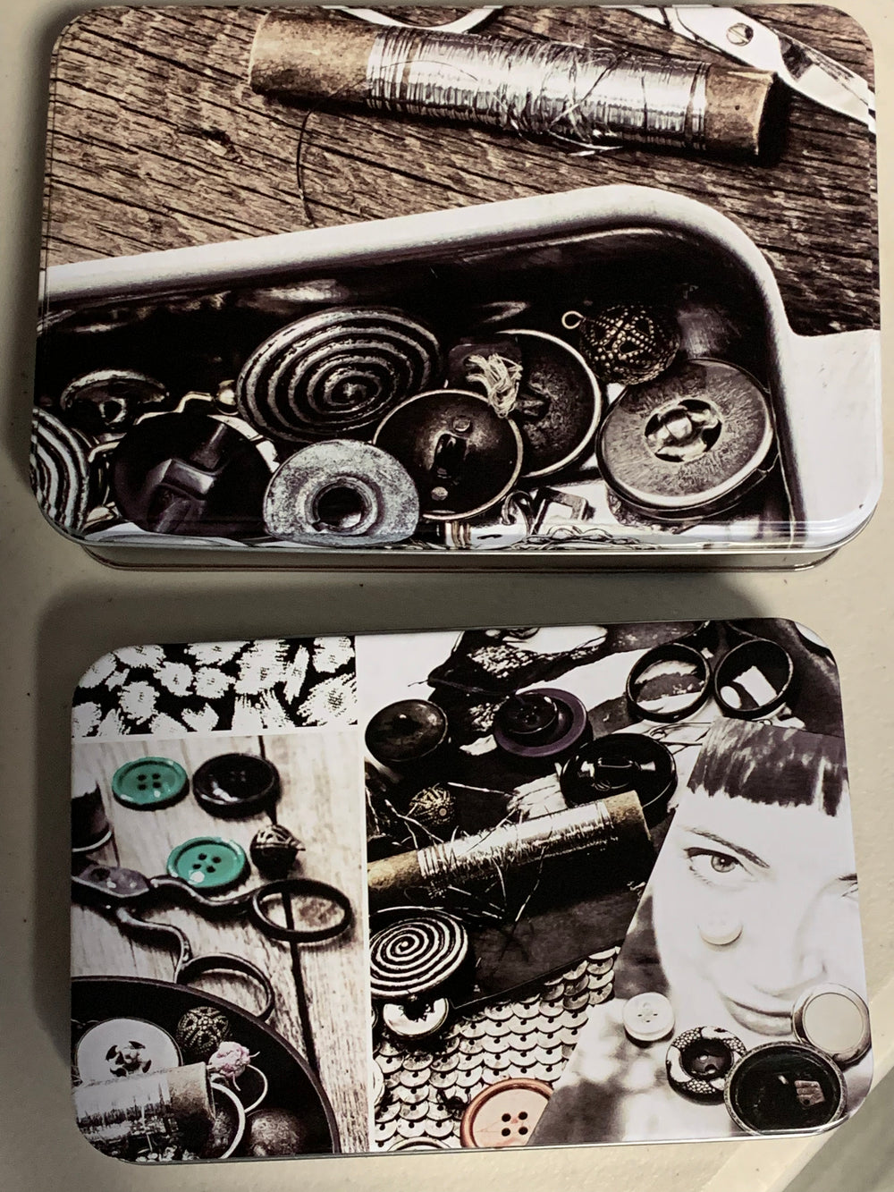Button Tins (Set of 2)